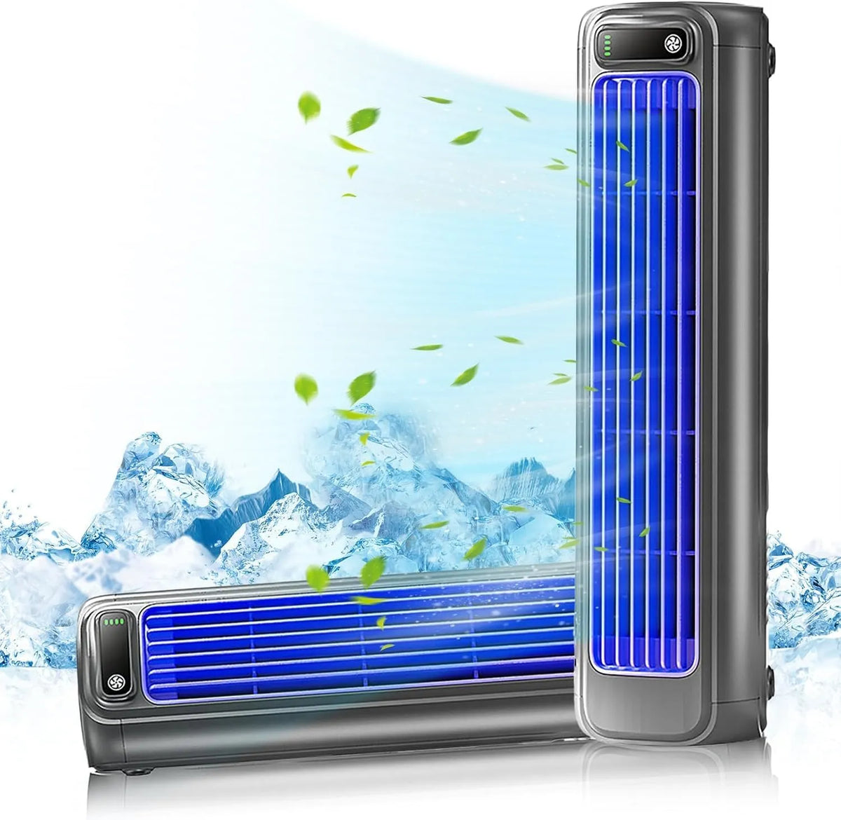 forbany, Vægtlodder, Festberg Cooling Ace - Trådløs Bladløs tårn Ventilator 3 Trin, Hvid