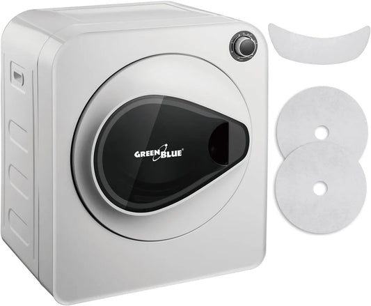 Green Blue GB405, Aftrækstørretumblere, 3kg Grøn Blå Elektrisk tørretumbler Air tørretumbler 830W / op til 3 kg /, Grøn / blå, 3kg, 830W, 62dB