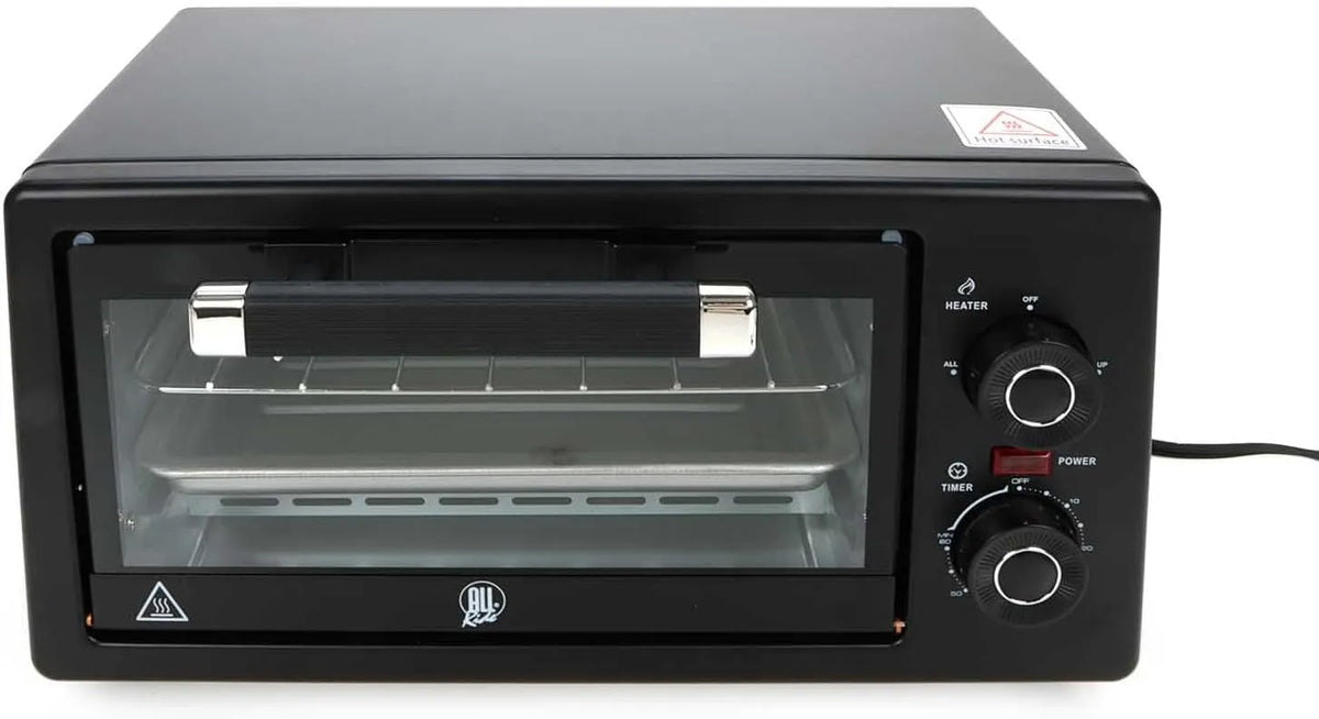 All Ride, Miniovne, Mini- Oven 24V via Cigarettænder - Camping Oven for lastbiler / Motorhome - 300W, Sølv, 24V, 300W, 9L, 2 v