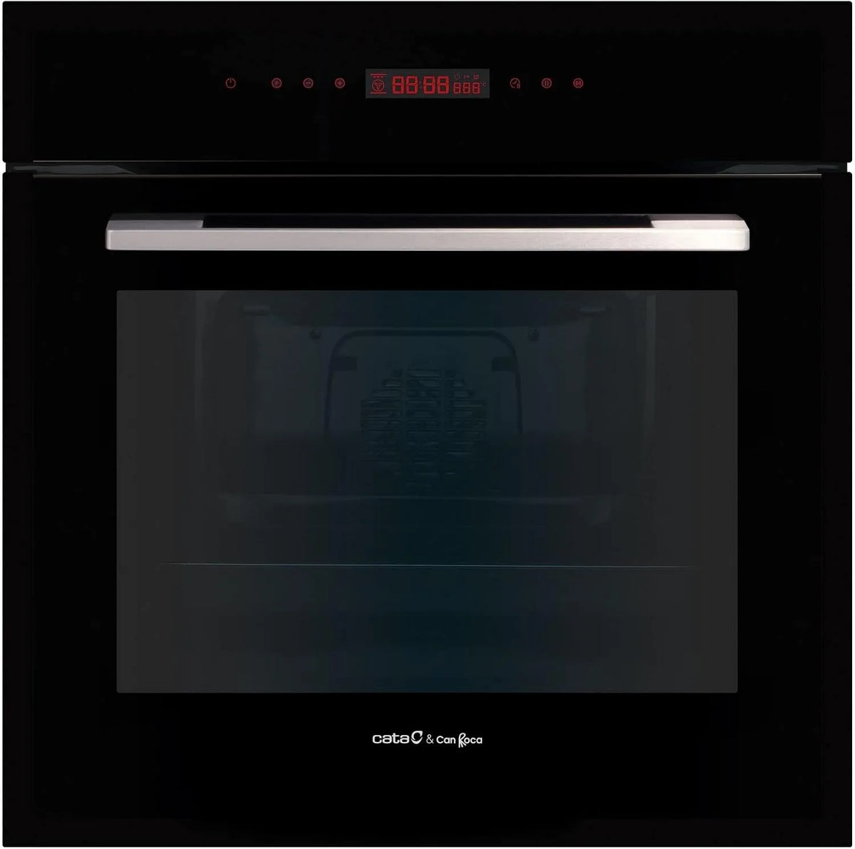 CATA, Ovne, MT 8012 BK Bygnings- i ovnen Elektrisk energi klasse A AquaSmart Rengøring 11, Sort / sølv, 72 L, 60 cm