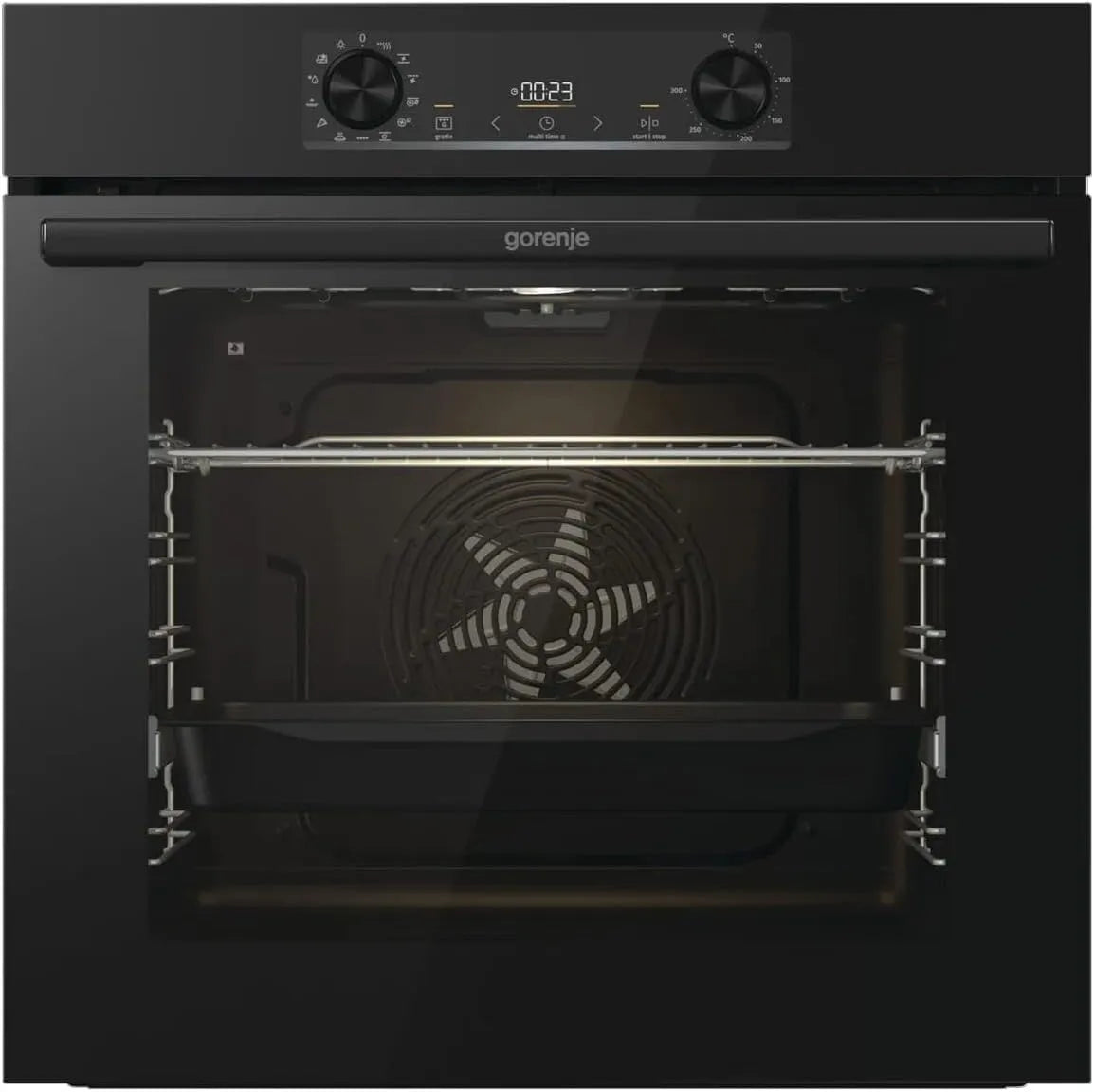 Gorenje BOP6373E28EBG, Ovne, Pyrolyse Bageovn Sort, 77 l, 3 g, 2.300 W, 1.360 cm