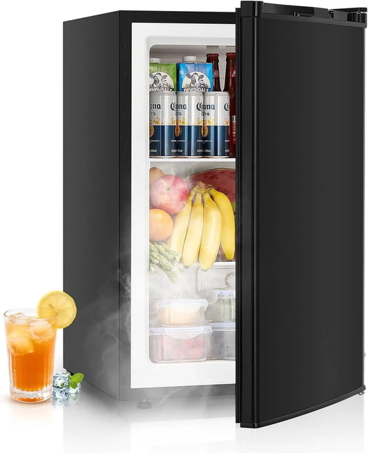 FOHERE, Fryseskabe, 85 liter Fryser fritstående til husholdningsbrug, sort, 85 l, 0, 44 kW, 162 kW, 43 dB