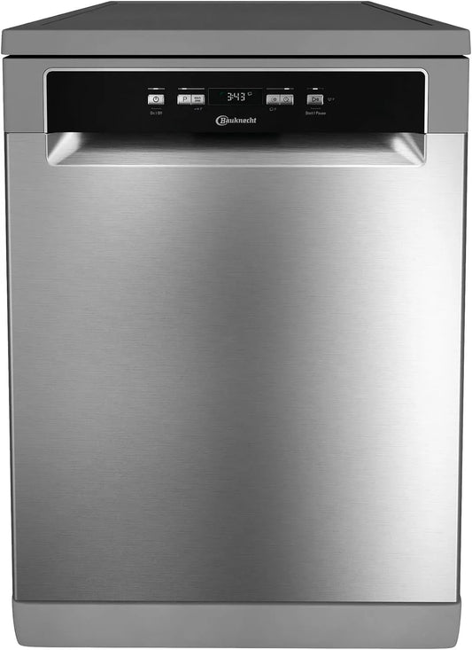 Bauknecht BKSV2, Opvaskemaskiner, 60 cm, FAN fritstående opvaskemaskine / 60 cm / ActiveDry - automatisk døråbningssystem, Sølv, 41 dB