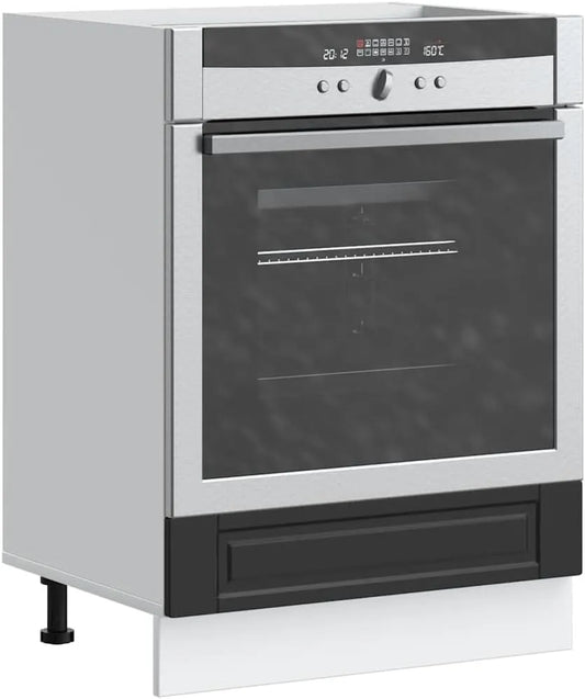HBFDSFG, Ophængningsskabe, Gaffel ombygning kabinet Porto Schwarz Woodbaseret materiale, Sort, 60 x 46 x 81, 5 cm, 50 kg, 20 kg