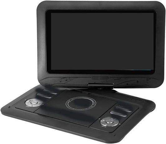 KJUEQ, DVD-optager, Spiller bærbare TV 13, 9 tommer med digital. TV hjem LCD-skærm til bilen USB-spil, Sort, 12V, 20 Hz, 1 V, 1.4 V