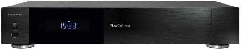 R_volution, R volution, R volution HDR10, Streaming af klienter, + PlayerOne 8K Media Player, kompatibel med Dolby Vision og +, Sort, 8K, 4K