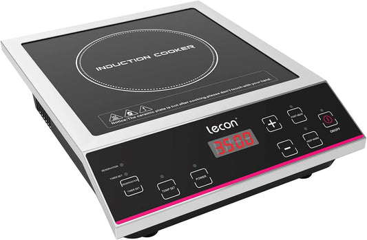 lecon chef, Kogeplader, 3500W induktionsspole 1 plade 3500 W kommerciel, Sort, 3500W, 300W, 50 kg, 27, 5 cm