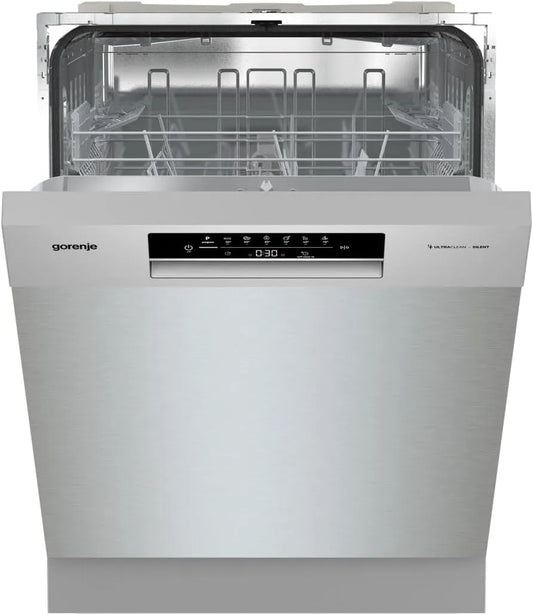 Gorenje breite/13 GU642E90X, Opvaskemaskiner, 60 cm, opvaskemaskine / understruktur / 59.9 bred / 13 bespoke sted indstillinger / 6, Grå, 13 G