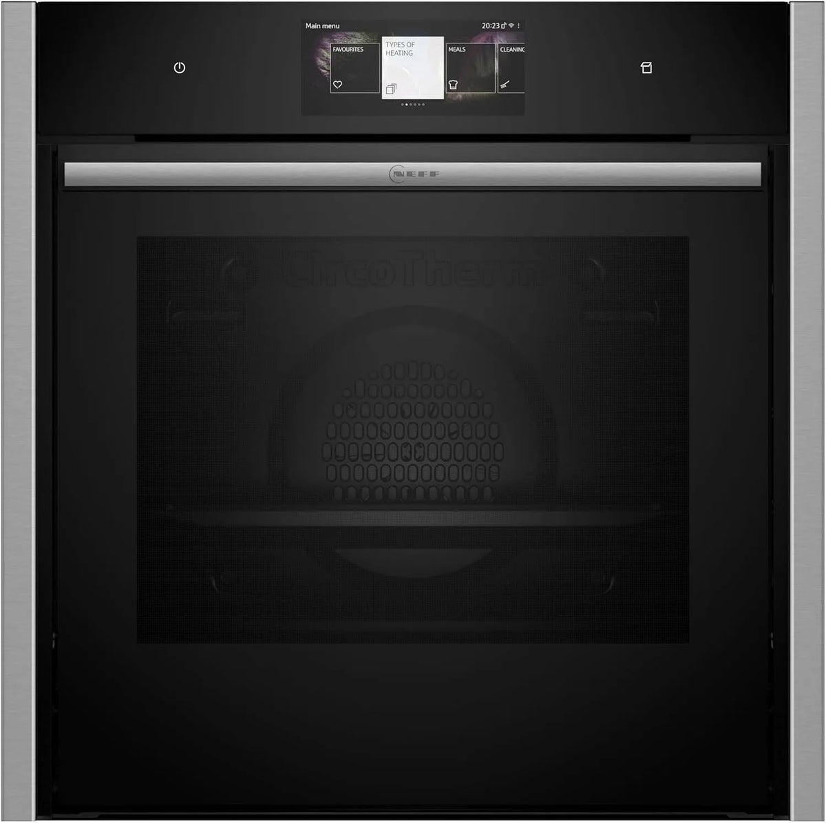 Neff B64VT73N0, Ovne, Bygge- i ovn N90, Integrabel ovn 60 x 60cm, Lavet i Tyskland, Slide & Skjul, Fuld, Sort, 64V, 60 x 60cm, 6.8 '