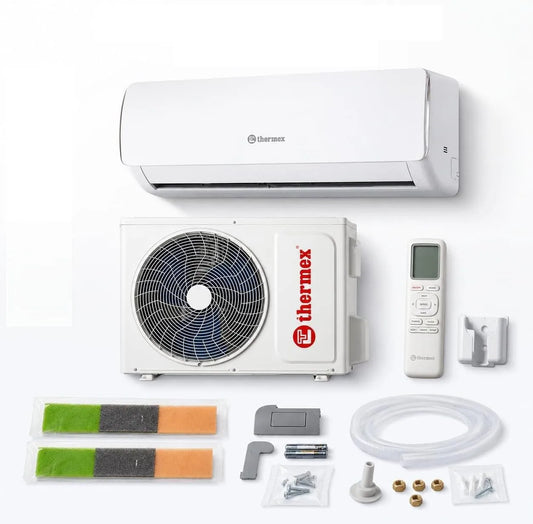 Thermex, Split-klimaanlæg, SUR 12 Wi- Fi Split Air Conditioner 12000 BTU 3, 5 kW, Hvid, 12 W, 12000 BTU, 3, 3.500 W