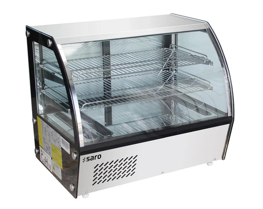 Saro, Tilbehør til fødevaresalg, køleskab udstillingsvindue 115 liter, model LISETTE 120, Sort, 115 l, 230 V, 50 Hz, 0, 160 kW
