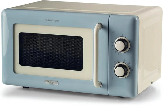 Ariete, Multifunktionelle mikrobølgeovne, 3960 Vintage mikroovn, 800 W, kapacitet 20 l, 3 funktioner, 6 madlavning stadier, Sort / sølv, 3960 V