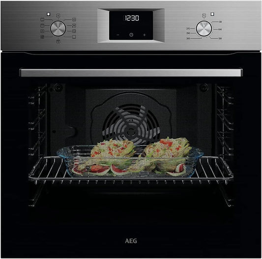 AEG NBU5A20SM, Ovne, SurroundCook ® bagerovn rustfrit stål, Sølv, 60 cm, 72 l, 40 W, 594 x 595 x 568 mm