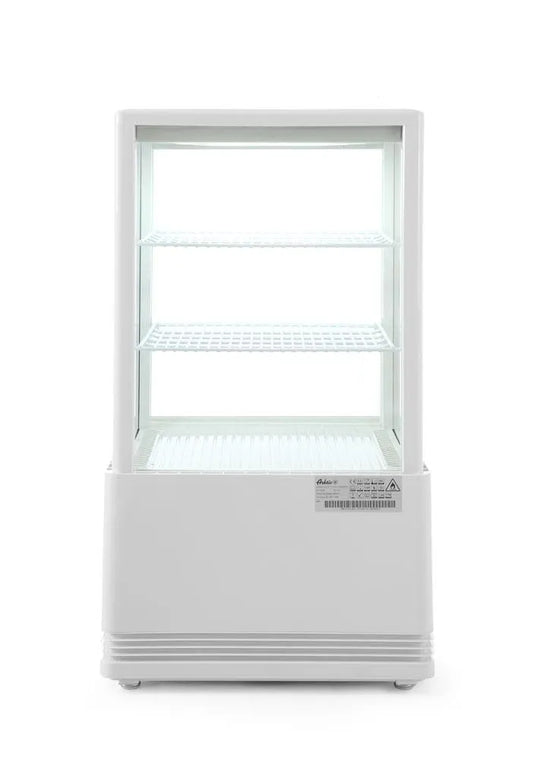HENDI 452x406x, Kølemontrer, Køleskab, beslag, kage udstillingsvindue, 2 / 6 ECHC, automatisk optøning, Hvid, 58L, 230V, 170W, 452x406