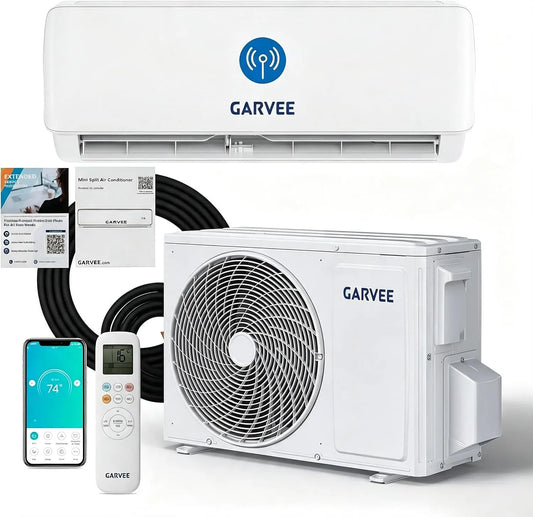 RBFGYIOP 50m2, Split-klimaanlæg, Split aircondition 12000 BTU, inverter klimaanlæg Split med varme funktion, for, Hvid, 12000 BTU, 19dB, 3, 5 kw