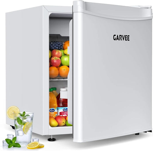 GarveeHome, Minikøleskabe, Minikøleskab, 45 l, fryser, hurtigt køleskab i køleskab, lille køleskab, 5, Hvid, 41 dB, 9 x 47 x 50, 1 cm