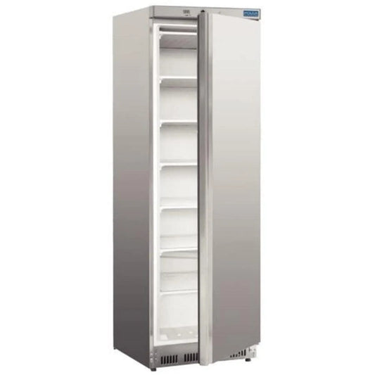 Polar CD083, Fryseskabe, køleskab C- Series 210W Fryser 365 liter, rustfrit stål, 25 ° C til -10 ° C, Sølv, 210W, 365 l, 60 mm, 258 l