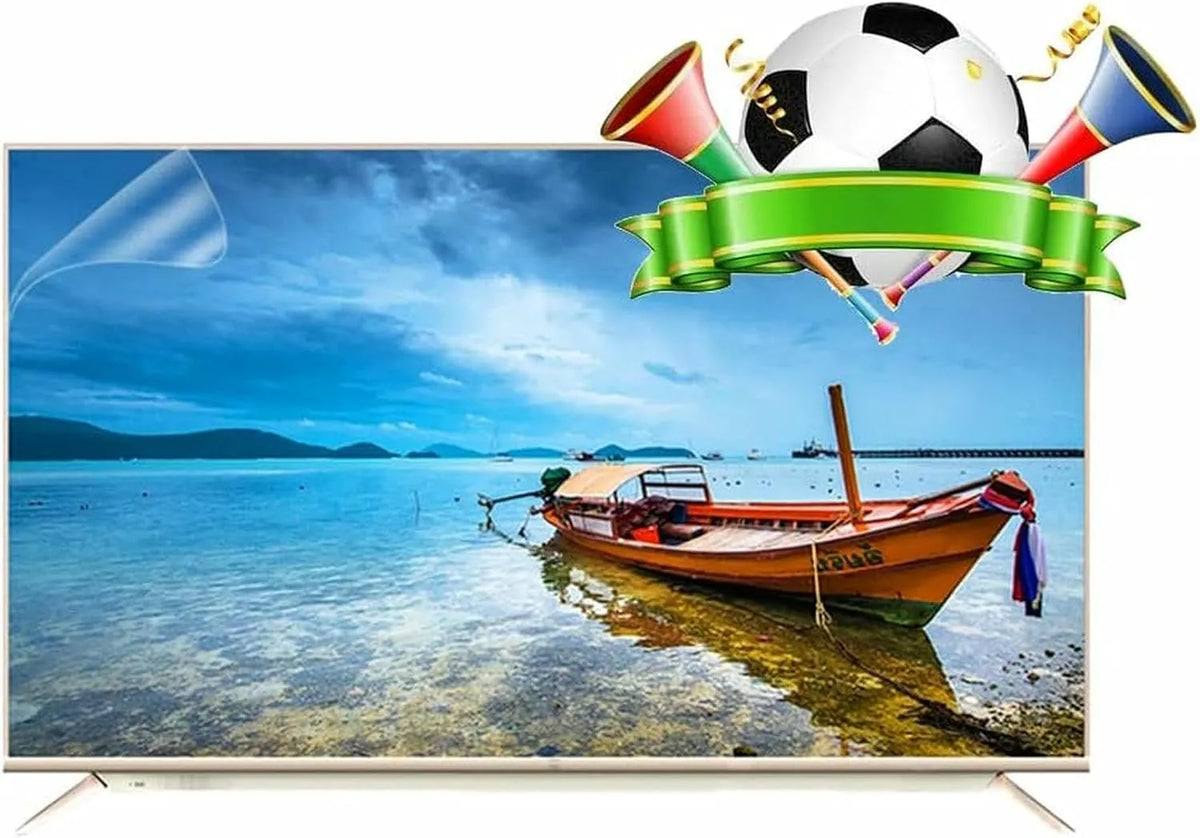 SaryEdge 77.85tommer, Skærmbeskyttelse til TV, 85inch 75, 77, 82 og 85 'UV-beskyttelsesfiltre til tv-skærme, blå lysfiltre, Sort, 85inch, 85 '