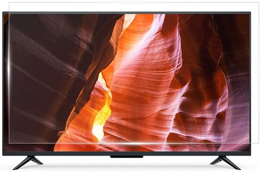 WSHA, Skærmbeskyttelse til TV, Matte skærm Protector, Anti- Shine & Anti- Scratch Eye Træthed Protector for 50, Sort, 50 ', 75', 58 '