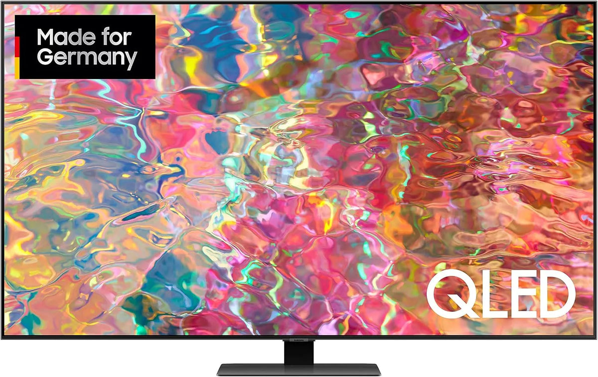 Samsung Q80B 55-tommer, TV'er, QLED 4K TV (GQ55 ATXZG, tysk model), Quantum HDR 1500, Quantum Processor 4K, Sort, QLED, 4K, 50 '