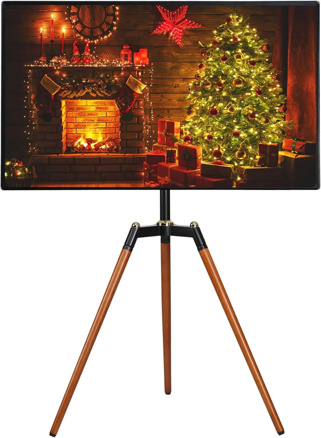 ETHU, Stativfødder, 40kg TV easel op til 40 kg, TV stativ til 32- 65 tommer Buet TV, Sort, 40kg, OLED, 65 inch, 100x100